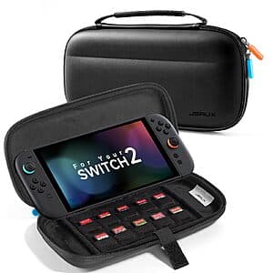 JSAUX Nintendo Switch 2 Cases: Hard Shell Case $12, Slim Carrying Case (Various) $11.95