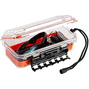 Plano Guide Series 3500 Field Box Small Waterproof Case (Orange) $7.70