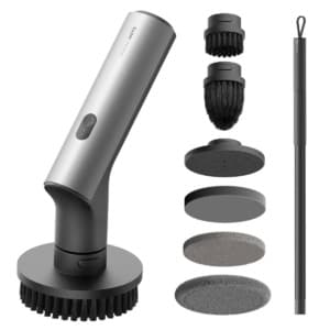 HOTO 2.5Nm Cordless Spin Scrubber w/ 6 Brush Heads & 51" Extendable Handle $40 (Costco Members) + Free Shipping