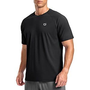 G Gradual Men's Athletic Workout UPF 50+ T-Shirts (various) $9.85