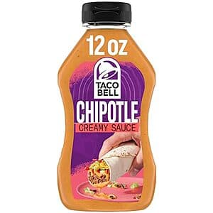 12-Oz Taco Bell Creamy Sauce (Chipotle or Avocado Ranch) $1.60 w/ Subscribe & Save