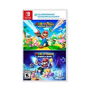 Select Areas: Mario + Rabbids Dual Pack (Nintendo Switch Code in a Box) $10