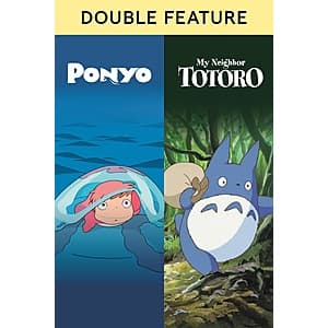 Movie Bundle: Ponyo & My Neighbor Totoro Double Feature (Digital HD) $10