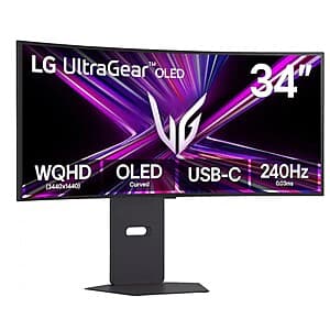 34" LG UltraGear 34GX900A-B 3440x1440 WQHD 240Hz OLED Curved Monitor $697 + Free Shipping