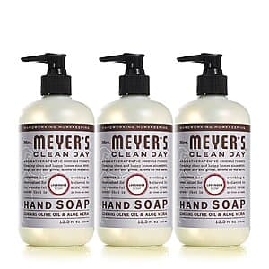 3-Pack 12.5-Oz Mrs. Meyer's Clean Day Hand Soap (Lavender) $8.80 w/ Subscribe & Save & More
