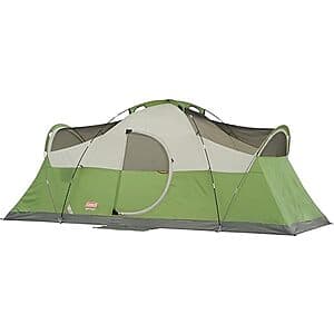Coleman 8-Person Montana Cabin Camping Tent w/ Rainfly & Carry Bag $100 + Free S&H w/ Prime