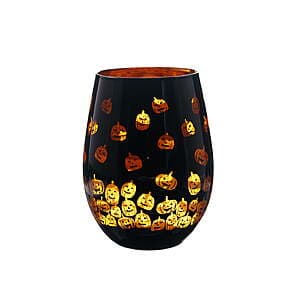 Way to Celebrate Halloween Two-Tone Stemless Wine Glass (Various Styles) $1.25