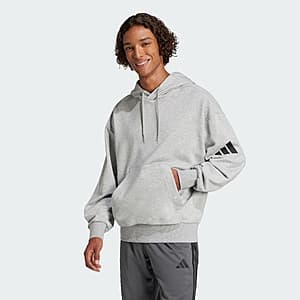 adidas Men's Essentials Loose-Fit 3 Bar Logo French Terry Hoodie (2 Colors) from $18.40 + Free S&H