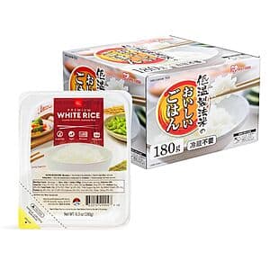 Prime Members: 10-Pack 6.3-Oz IRIS Japanese Instant White Sushi Sticky Rice $7.20 w/ Subscribe & Save + Free Shipping