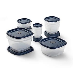 26-Piece Rubbermaid Easy Find Lids Food Storage Containers w/ Vented Lids $7.95