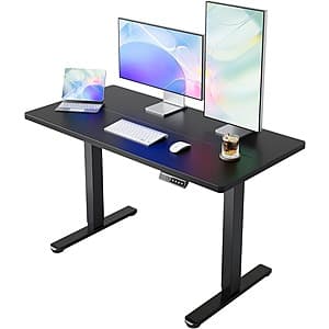 48" x 24" HUANUO Height Adjustable Electric Standing Desk w/ 4 Memory Settings $70 + Free Shipping