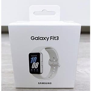 Samsung Galaxy Fit 3 Fitness/Activity Tracker (2024 International Model, Silver) $47 + Free Shipping