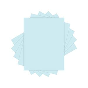 500-Sheets 8.5" x 11" Lettermark Colors 30% Recycled Colored Paper (Blue, 20 lbs.) $1.70 + Free Store Pickup