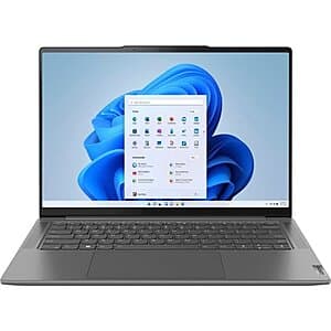 Lenovo Slim Pro 7 (Open-Box Excellent): 14" QHD+ 90Hz Touch, Ryzen 7 7735HS, RTX 3050, 16GB DDR5, 512GB SSD $443.99
