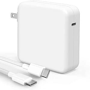 Sunveza 118W USB-C MacBook Pro Wall Charger w/ 6.6' USB-C Cable $8.10