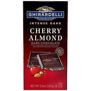 3.5-Oz Ghirardelli Intense Dark Chocolate Cherry Almond Squares 2 for $2.85 + Free Store Pickup on $10+