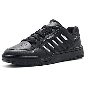 K-Swiss Men's SI-18 Rival Low Top Sneaker (Black/Silver) $33 + Free S&H