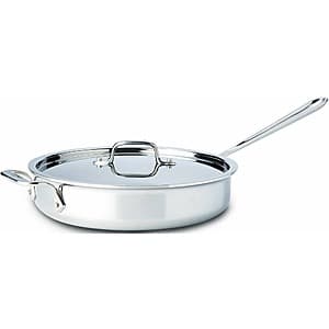 All-Clad Factory Seconds Sale + 15% Off $60+: 3-Qt D3 Stainless Saute Pan w/ Lid $76.50 & More + Free S&H
