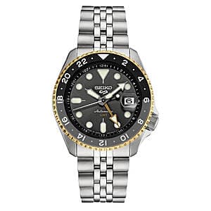 42.5mm Seiko 5 Sports Men's Automatic GMT Watch $282 + Free S&H