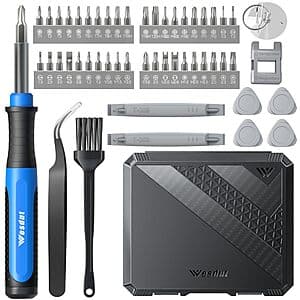 52-in-1 Wesdut Magnetic Precision Screwdriver Set $7