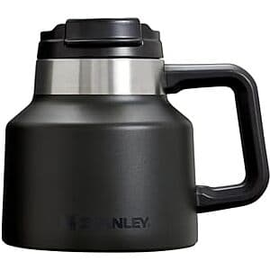 20-Oz Stanley Tough-To-Tip Insulated Stainless Steel Admiral's Mug (Black 2.0) $15.50