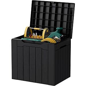 32-Gallon Acurax Outdoor Storage Deck Box $20