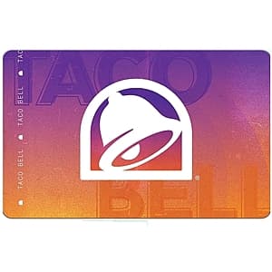 Sam's Club Members: $25 Taco Bell eGift Card (Email Delivery) $20