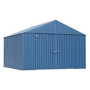 Arrow 12' x 12' Elite Galvanized Steel Metal Storage Shed (Blue Grey) $780 + $79 for Delivery or Free Store Pickup