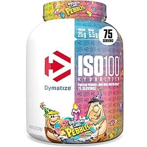 2-Count 80-Oz Dymatize ISO100 Hydrolyzed Whey Protein Powder (5-Flavors) from $118.50 w/ Subscribe & Save + Free S&H