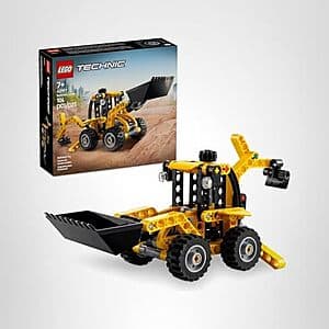 104-Piece LEGO Technic Backhoe Loader Construction Building Toy $6.40