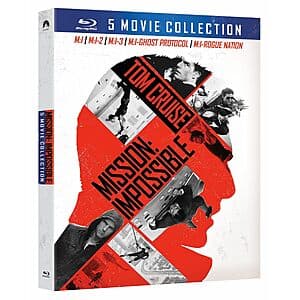 Mission: Impossible 5-Movie Collection (Blu-Ray) $12.75