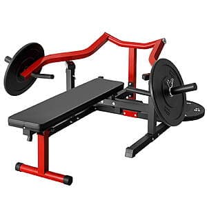 Syedee Chest Press Machine Adjustable Flat Incline Fitness Bench $164 + Free S&H