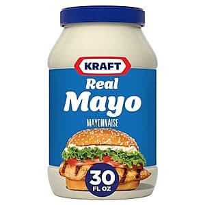 30-Oz Kraft Real Mayo Creamy & Smooth Mayonnaise $2.40 w/ Subscribe & Save
