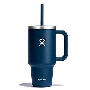 32oz Hydro Flask Insulated Stainless Steel Travel Tumbler w/ Handle (IVarious) $21