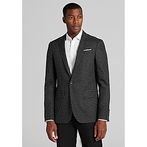 Jos. A. Bank Skinny Fit Polka Dot Dinner Jacket (Black, Limited Sizes) $15 + Free S&H