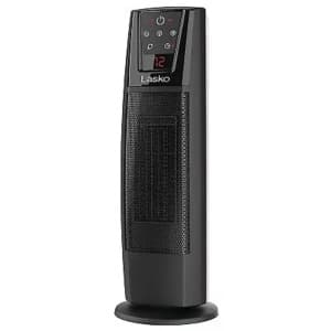 1500W 20" Lasko Ceramic Tower Heater w/ Remote (Open Box, Black) $16 + Free Shipping