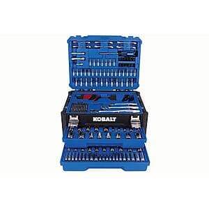 297-Piece Kobalt Standard Mechanics Tool Set w/ Hard Case (SAE/Metric) $99 + Free Shipping