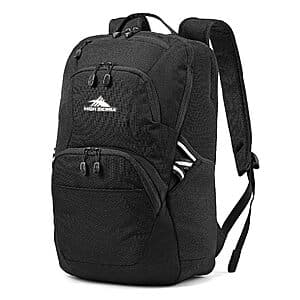 30L High Sierra Swoop Backpack with 17" Laptop Pocket (Black) $15.30