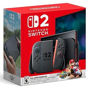 256GB Nintendo Switch 2 Console w/ Mario Kart World (Digital Download) $439 + Free S&H w/ Prime