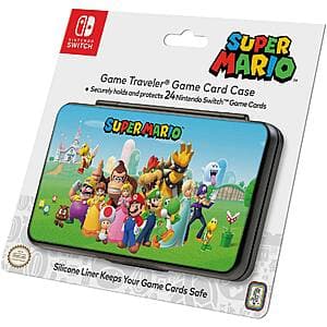 RDS Industries Nintendo Switch Game Traveler 24 Game Card Case (Super Mario) $6.50 + Free Shipping