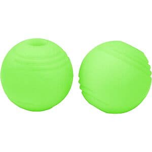 2-Pk Chew King By Mammoth 3" Durable Rubber Fetch Glow Balls $3.80