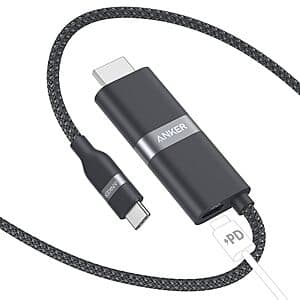 Prime Members: 6' Anker Nano USB-C to HDMI Cable Adapter w/ 140W PD Port $16 + Free Shipping