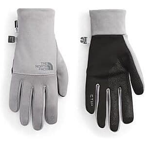 THE NORTH FACE Etip Fleece Recycled Gloves (Black or Grey) from $31.50