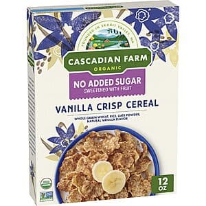 12-Oz Cascadian Farm Organic Vanilla Crisp Breakfast Cereal $3.25 w/ Subscribe & Save