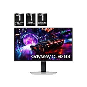 Samsung EDU/EPP: 27" Odyssey OLED G8 G81SF 4K 240Hz Monitor + 43" M70D 4K Monitor $819 + Free Shipping