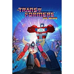 The Transformers: The Movie - 30th Anniversary Edition (Digital 4K UHD) $5