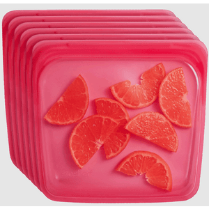6-Pack 28-Oz Stasher Reusable Sandwich Storage Bags (Raspberry) $13 + Free Shipping