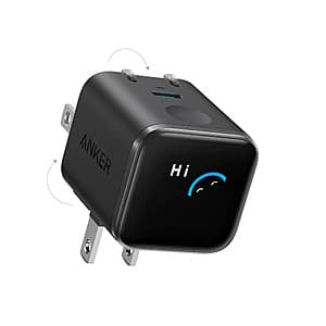 45W Anker Nano USB-C GaN Smart Display Fast Wall Charger $26 + Free S&H
