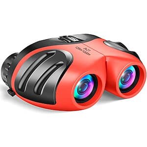 LET'S GO! Compact Waterproof Kids' Binoculars in various color options, designed with child-friendly compact sizing and waterproof construction.
