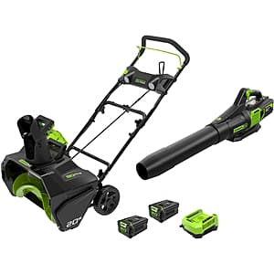 Greenworks 80V 20” Snow Blower + Handheld Blower + 2x 4.0Ah Batteries & Rapid Charger $450 + Free Shipping